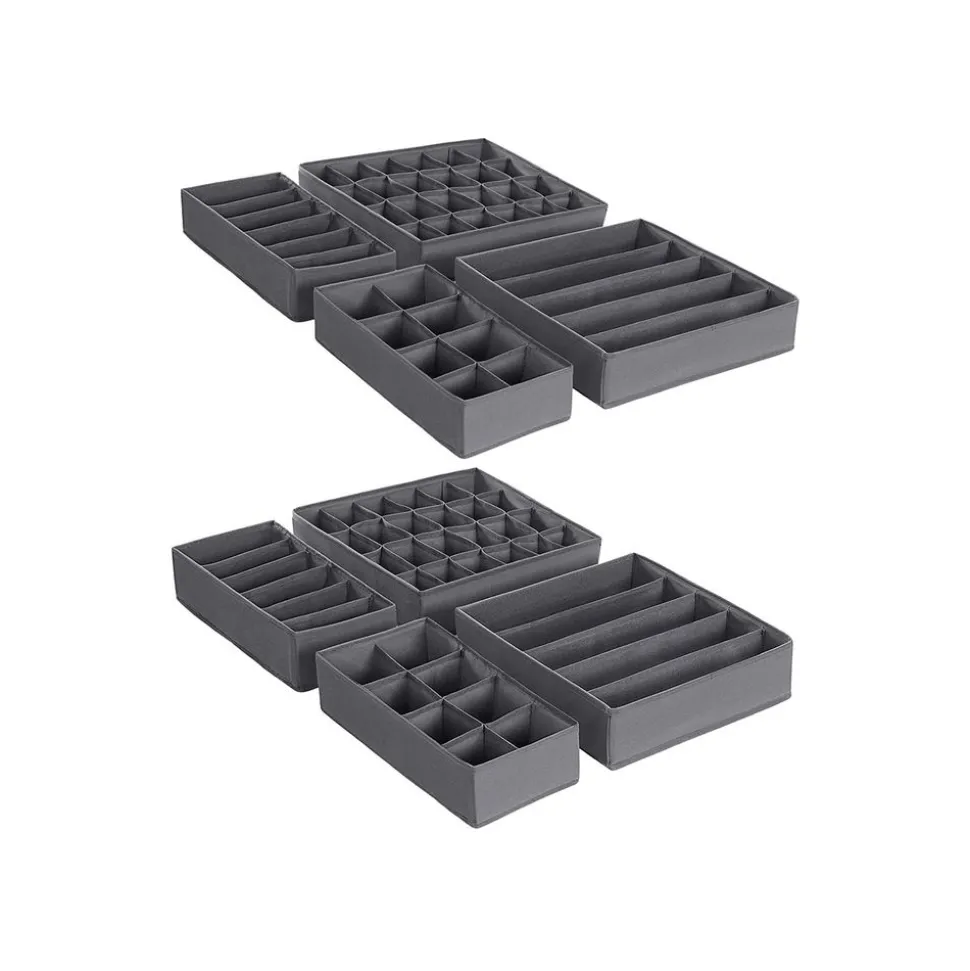 Cheap SONGMICS 8 Organisateurs tiroir gris