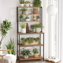 Best SONGMICS 4 Porte-Épices industriel Marron + Noir