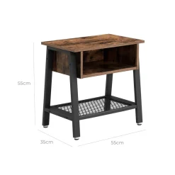 Discount SONGMICS 2 Tables d'appoint scandinave Blanc