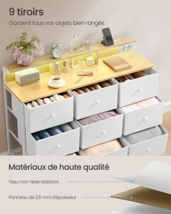 Cheap SONGMICS 2 Tables de chevet