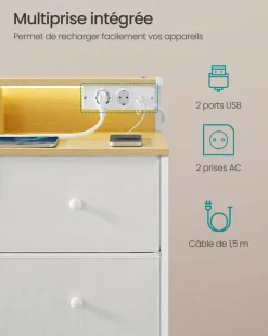 Cheap SONGMICS 2 Tables de chevet