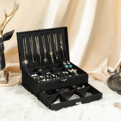 Fashion SONGMICS 3 Tables gigognes Marron Rustique