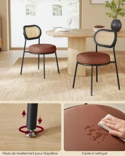 Cheap SONGMICS 2 Tabourets ajourés industriel