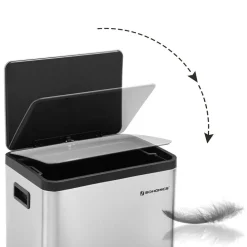 Discount SONGMICS 2 Tabourets de bar marron caramel