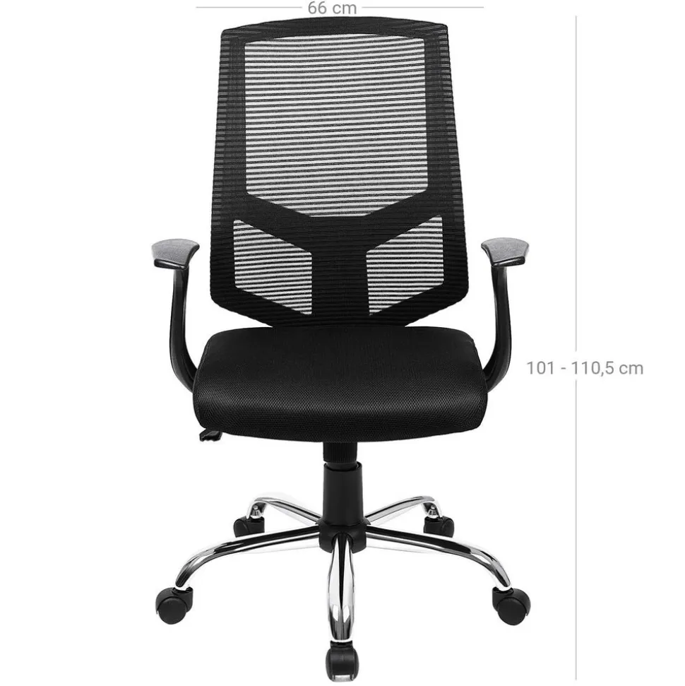 Outlet SONGMICS 2 Tabourets de bar noir