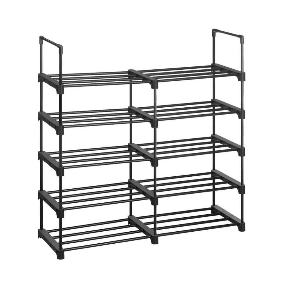 Sale SONGMICS 2 Étagère 5 niveaux noir