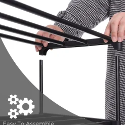 Sale SONGMICS 2 Étagère 5 niveaux noir