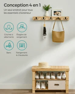 Online SONGMICS 2 Étagères à chaussures 4 niveaux Noir