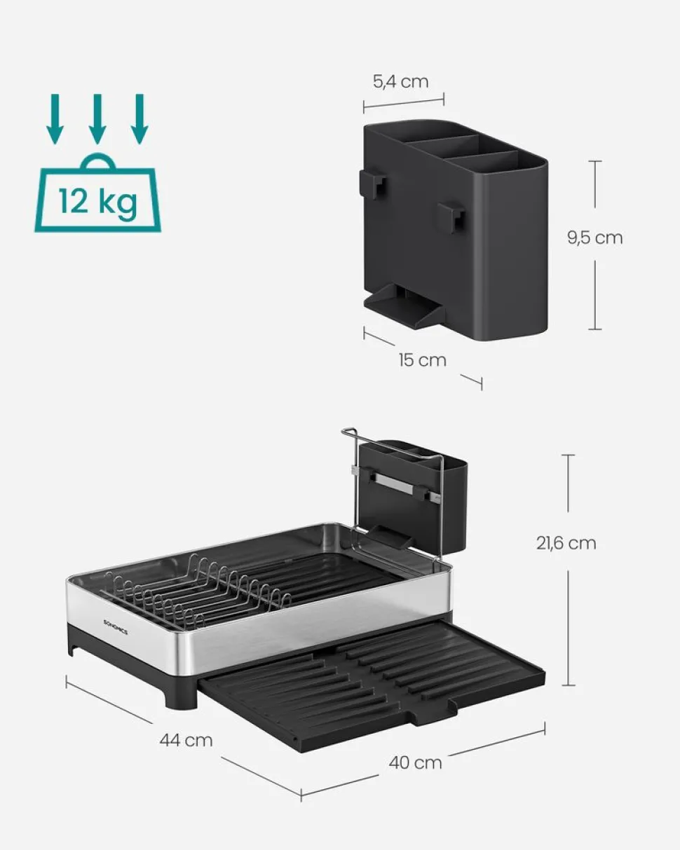 Best SONGMICS 2 Étagères à épices beige naturel
