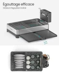 Best SONGMICS 2 Étagères à épices beige naturel