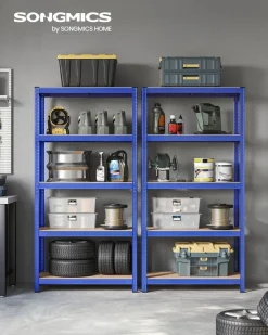 Store SONGMICS 2 Étagères 180 x 90 x 40 cm métal