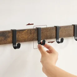 Cheap SONGMICS 4 Étagères de cuisine Noir + Naturel