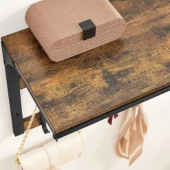 Cheap SONGMICS 4 Étagères de cuisine Noir + Naturel