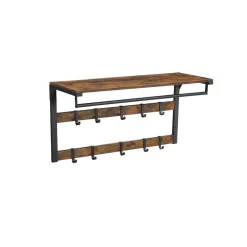 Cheap SONGMICS 4 Étagères de cuisine Noir + Naturel