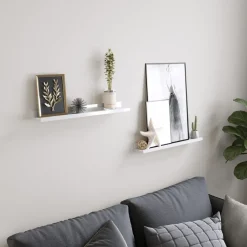 Flash Sale SONGMICS 3 Étagères murale suspendue longueur 80 cm Blanc