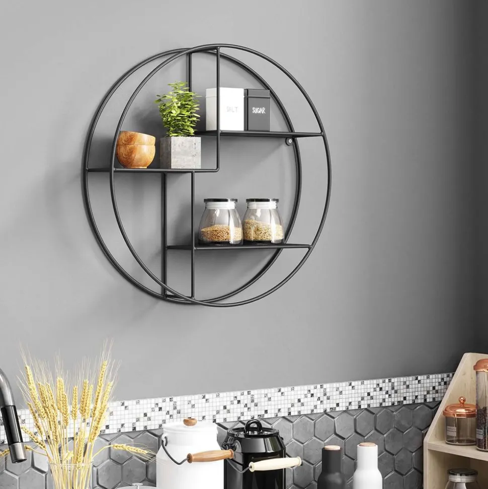 Store SONGMICS 2 Étagères murales Blanc