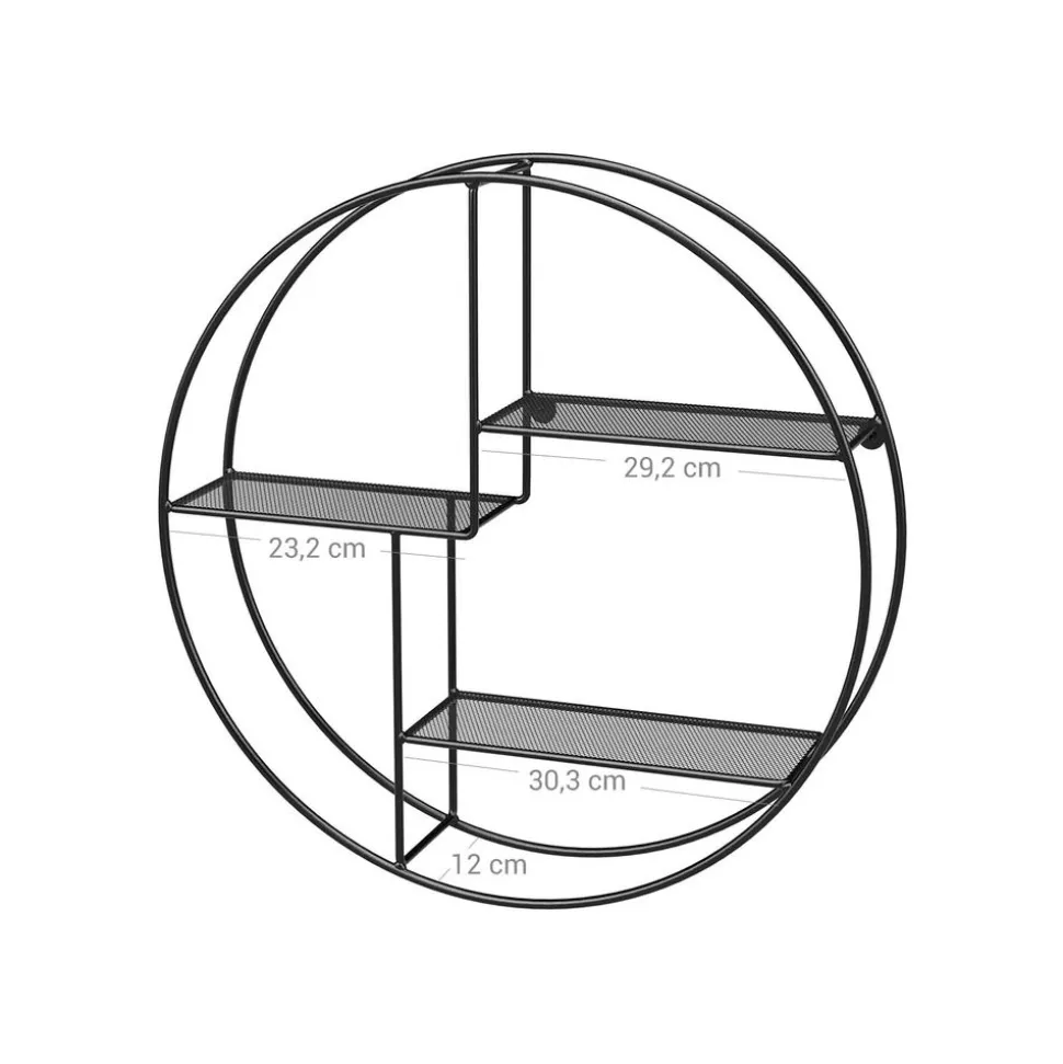 Store SONGMICS 2 Étagères murales Blanc