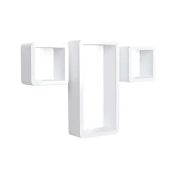 Store SONGMICS 3 Étagères murales blanc