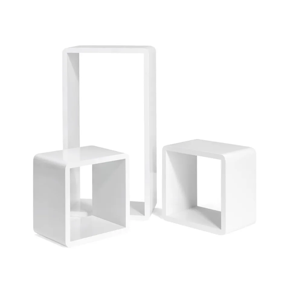 Sale SONGMICS 3 Étagères murales Blanc