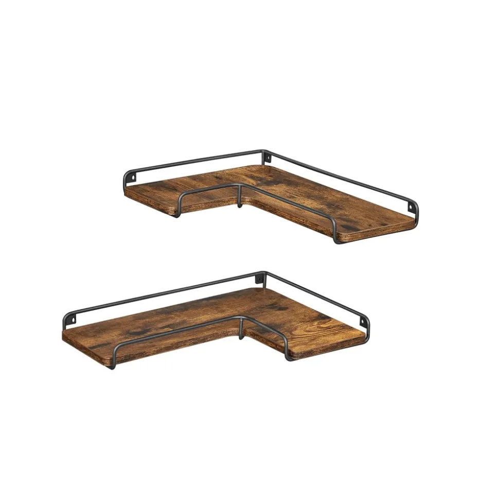 Sale SONGMICS 2 Étagères murales Blanc