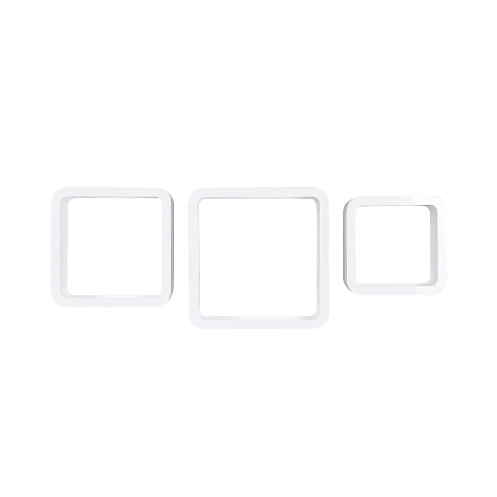 Cheap SONGMICS 3 Étagères murales cube arrondi