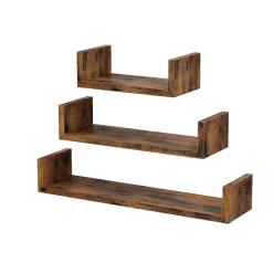 Flash Sale SONGMICS 3 Étagères murales industriel Marron Rustique