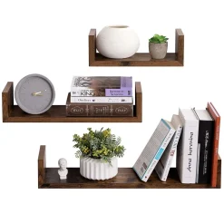 Flash Sale SONGMICS 3 Étagères murales industriel Marron Rustique