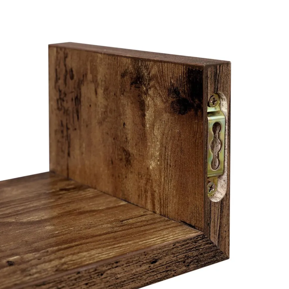 Flash Sale SONGMICS 3 Étagères murales industriel Marron Rustique