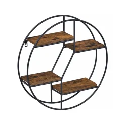 Hot SONGMICS 3 Étagères murales industriel Noir