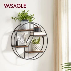 Hot SONGMICS 3 Étagères murales industriel Noir