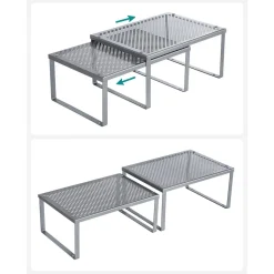 Shop SONGMICS 2 Étagères murales industriel Noir