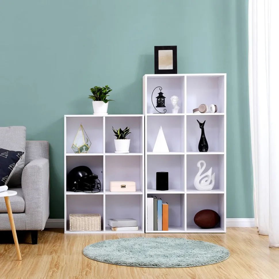 Fashion SONGMICS 3 Étagères murales Noir