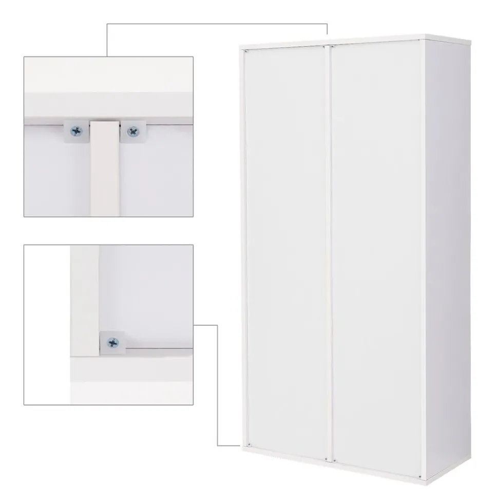 Fashion SONGMICS 3 Étagères murales Noir