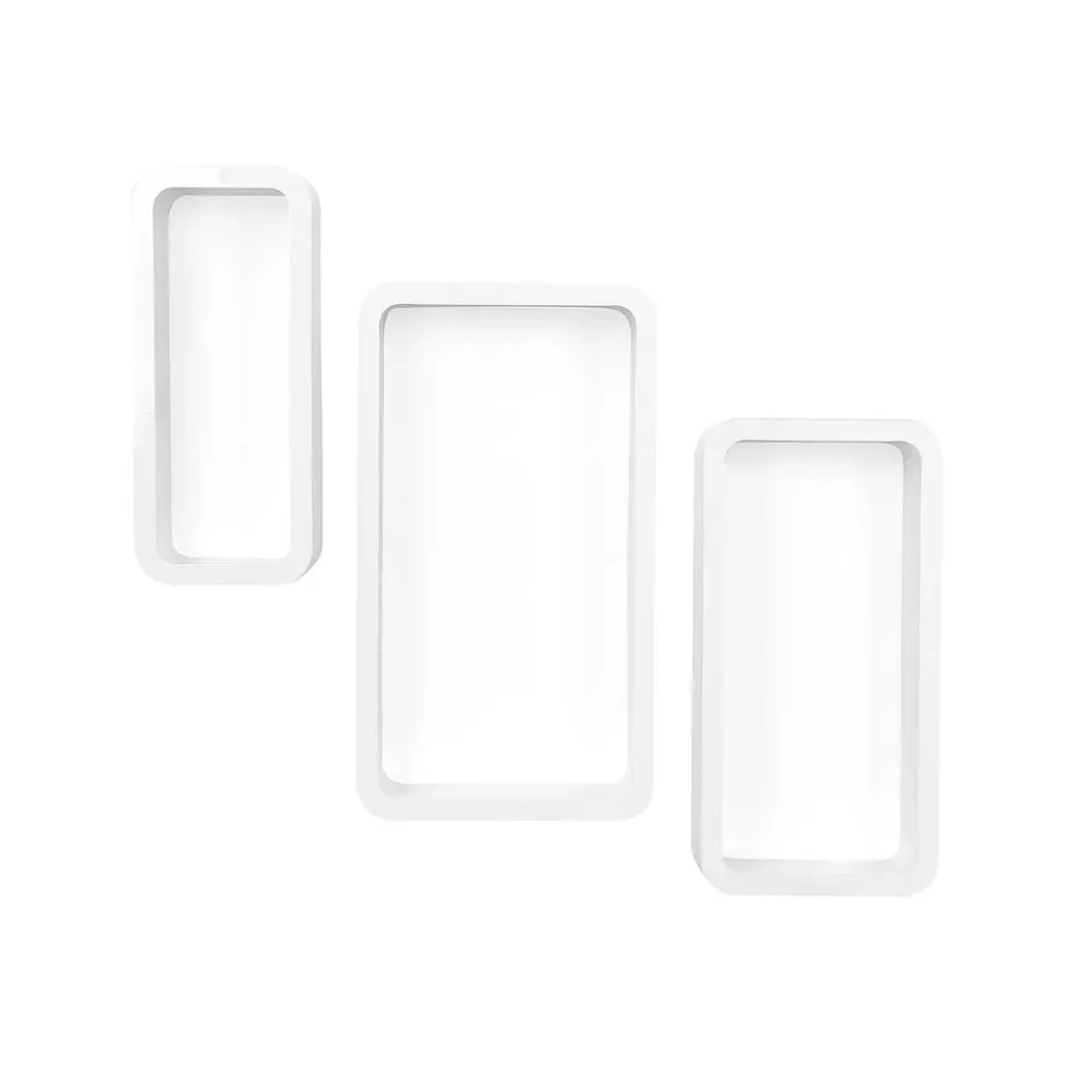 Best SONGMICS 3 Étagères murales rectangles Blanc