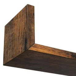 Cheap SONGMICS 3 Étagères murales rustique Marron Rustique