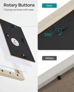 Hot SONGMICS 2 x 15 l poubelle double acier beige sable