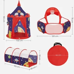 Sale SONGMICS Aire de jeux dinosaure Coloré