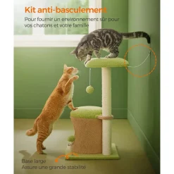 Cheap SONGMICS Arbre à chat 76,2 cm Gris