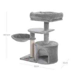 Online SONGMICS Arbre à chat 68 cm anthracite