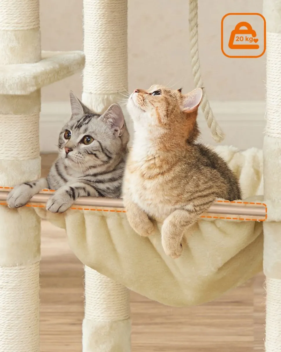 Flash Sale SONGMICS Arbre à chat 143 cm beige