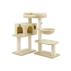 Store SONGMICS Arbre à chat 107 cm gris