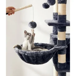 Discount SONGMICS Arbre à chat 164 cm gris anthracite