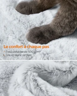 Discount SONGMICS Arbre à chat 135 cm gris bleuâtre