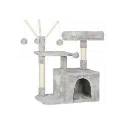 Best SONGMICS Arbre à chat 72 cm gris clair