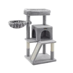 Shop SONGMICS Arbre à chat 96 cm gris clair