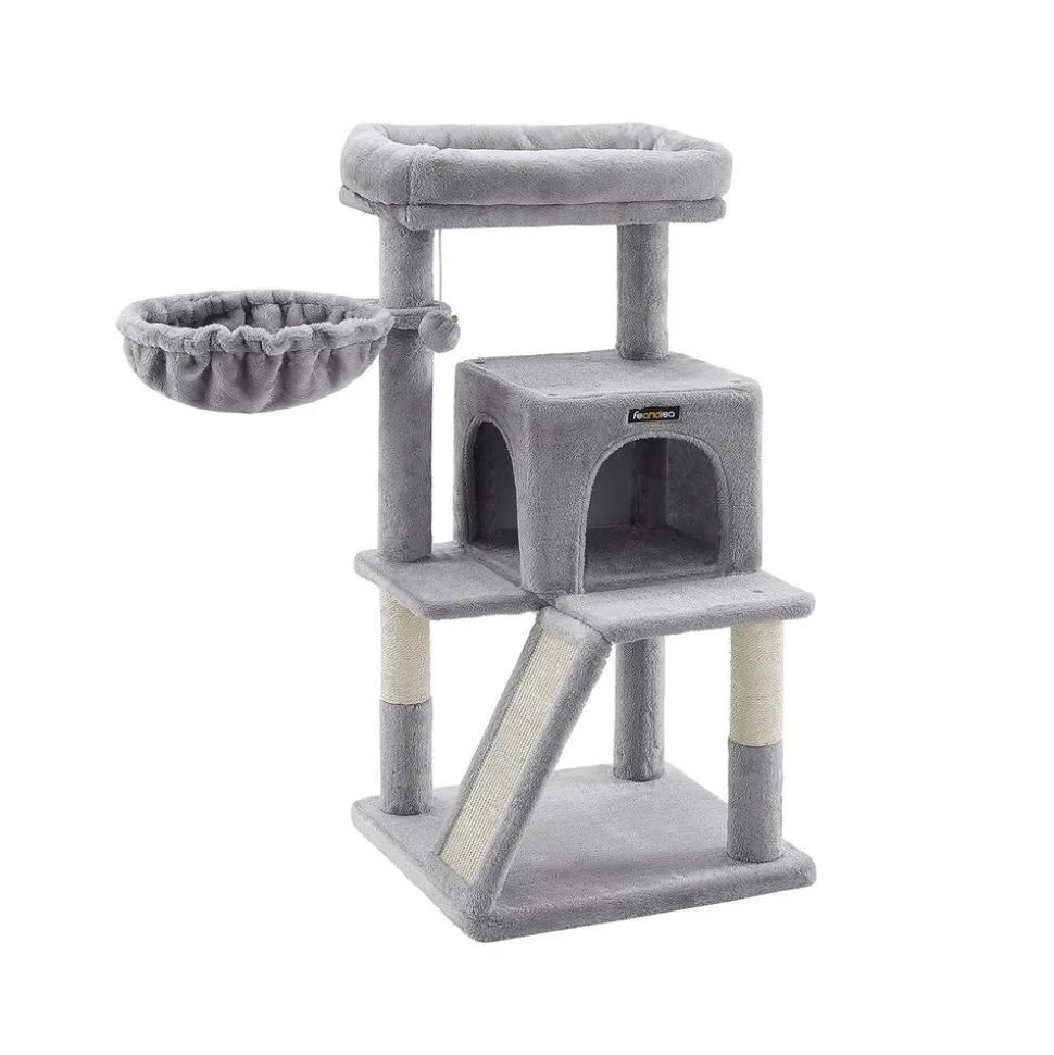 Shop SONGMICS Arbre à chat 96 cm gris clair
