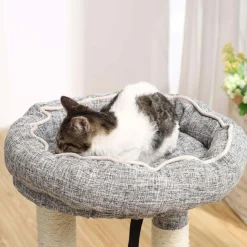 Best SONGMICS Arbre à chat 87 cm gris clair