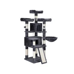 Clearance SONGMICS Arbre à chat 168 cm gris foncé