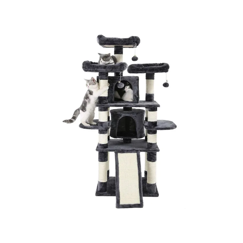 Clearance SONGMICS Arbre à chat 172 cm gris foncé