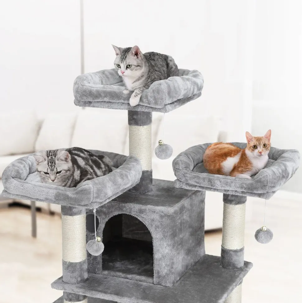 Clearance SONGMICS Arbre à chat 172 cm gris foncé
